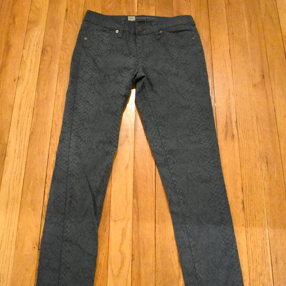 Mossimo Supply Co. Pants - Mossimo snake scale Denim leggings size 2